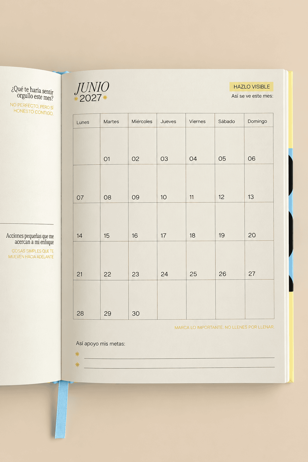 PREVENTA | Bold Yellow — The Full Planner 2027